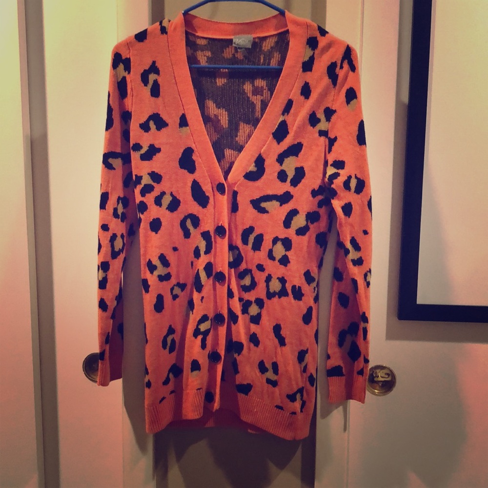 Leopard cardigan